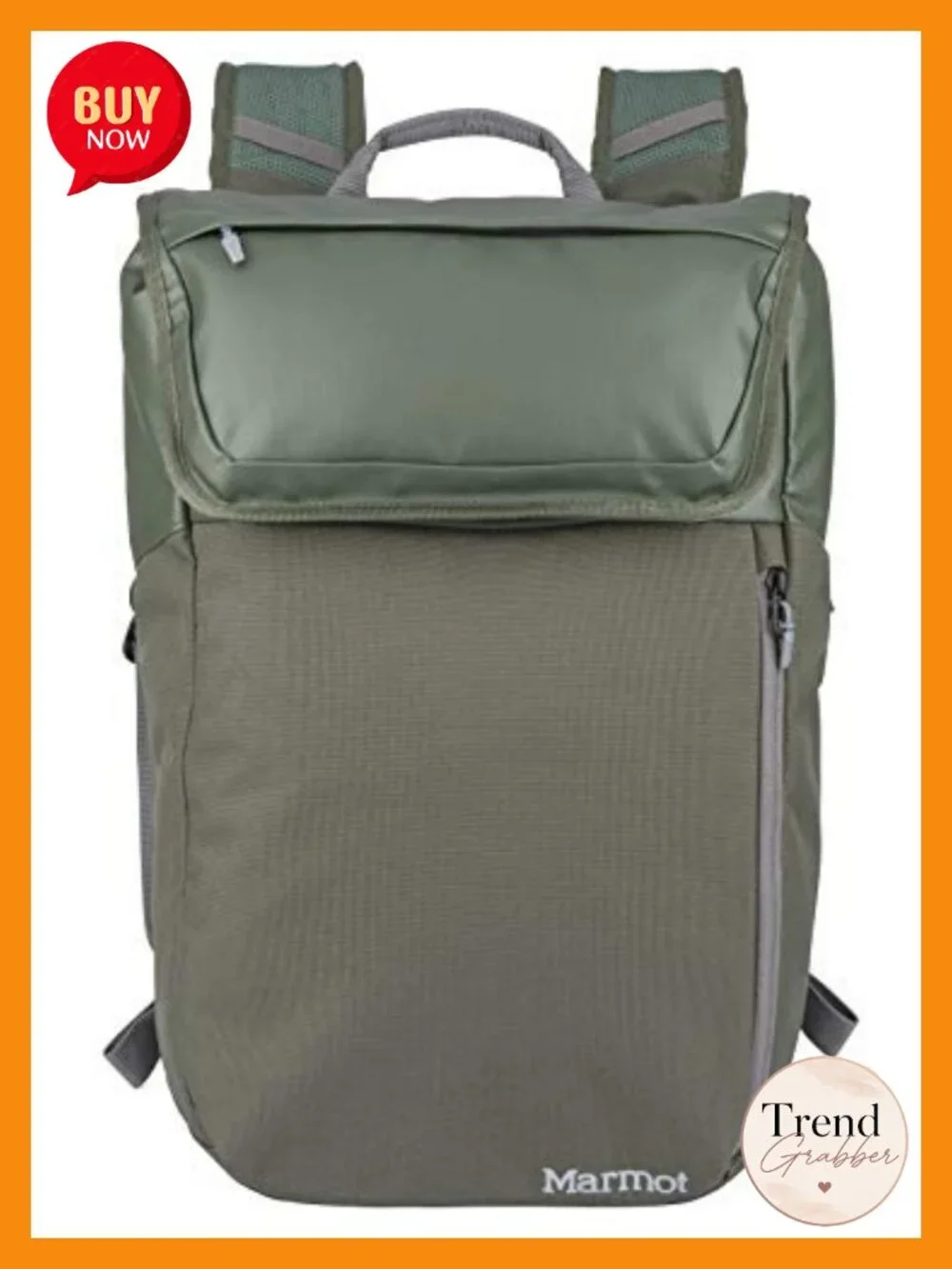Marmot Water-Resistant Laptop Travel Backpack 15-Inch Commuter Daypack